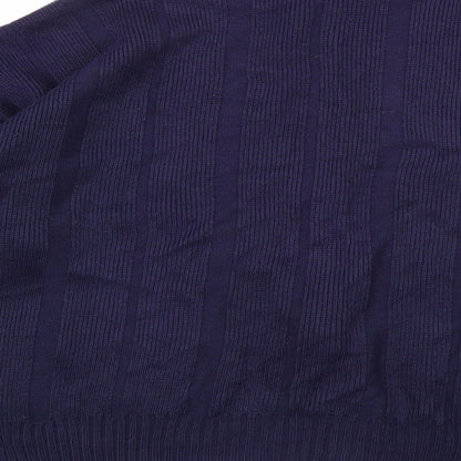Invicta Mens Blue  Knit Full Zip Jumper Size M