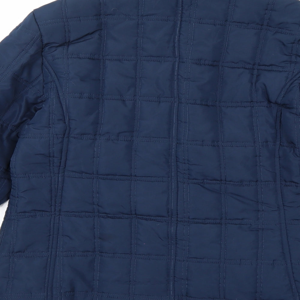 South Womens Blue   Overcoat Coat Size 10
