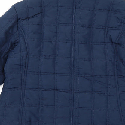 South Womens Blue   Overcoat Coat Size 10