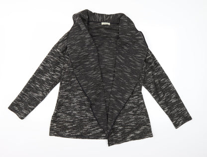 Papaya Womens Black  Knit Jacket Coatigan Size M