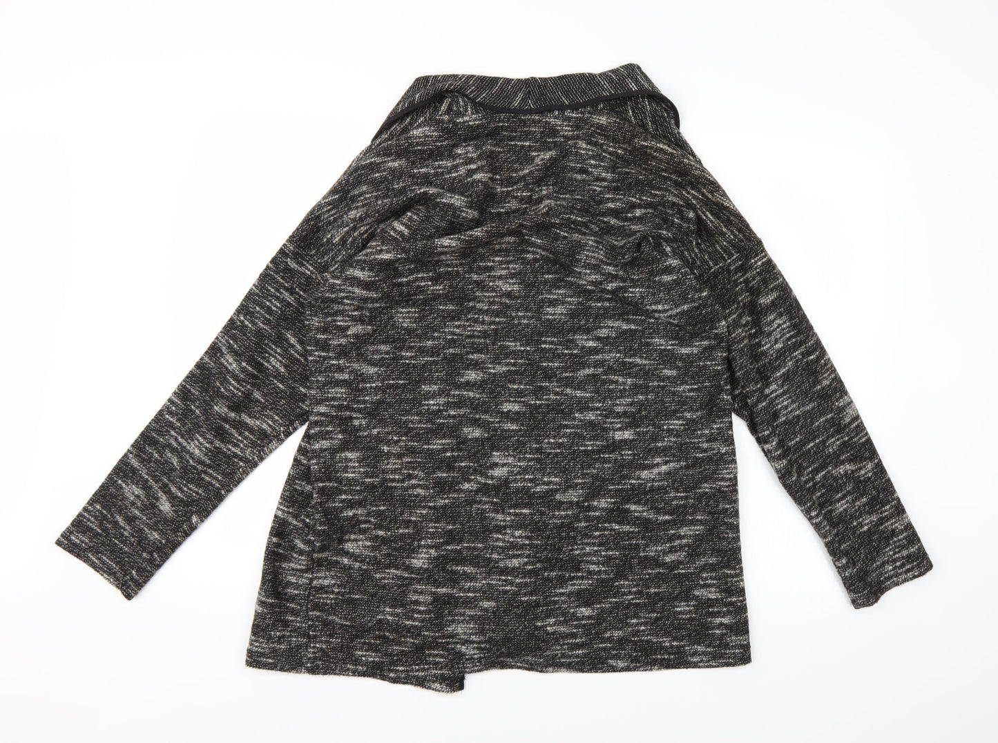 Papaya Womens Black  Knit Jacket Coatigan Size M