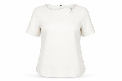 Womens UK Size 10 Marks and Spencer Beige Basic Polo