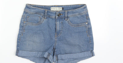 Heart and Soul Womens Blue   Cut-Off Shorts Size 6