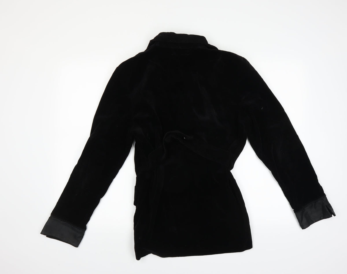 modele Womens Black   Overcoat Coat Size 12