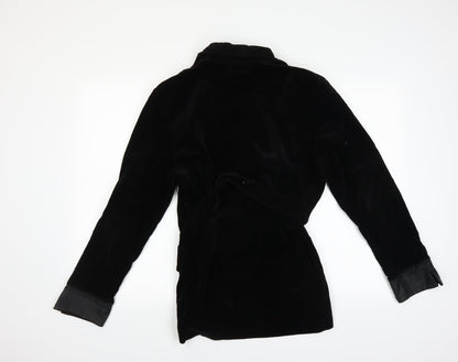 modele Womens Black   Overcoat Coat Size 12
