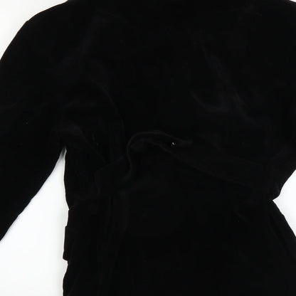 modele Womens Black   Overcoat Coat Size 12
