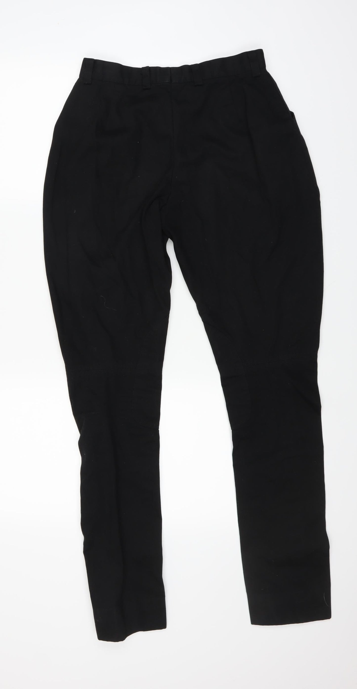Mens UK Size 26 in Preworn Regular Fit Straight Black Jeans