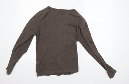EAST Womens Brown   Cardigan Jumper Size 14