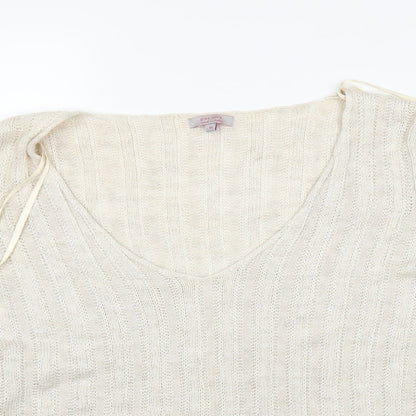 Per Una Womens Beige   Pullover Jumper Size 16