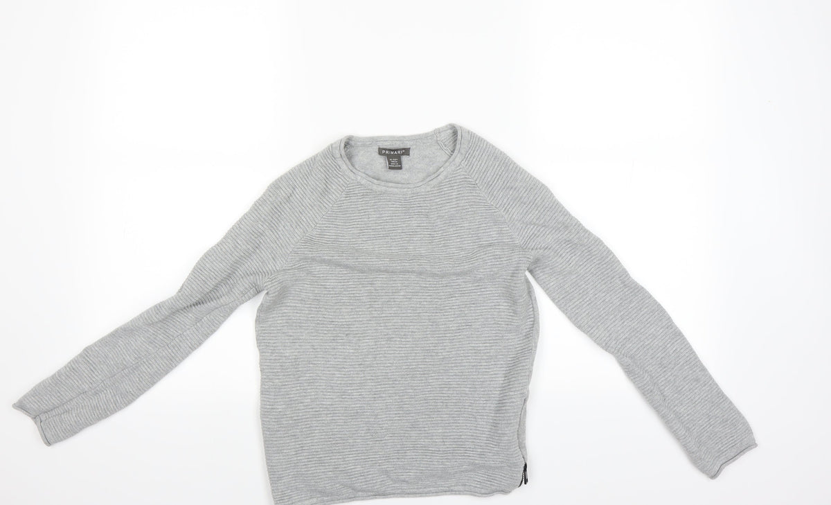 Primark Boys Grey   Pullover Sweatshirt Size 10 Years