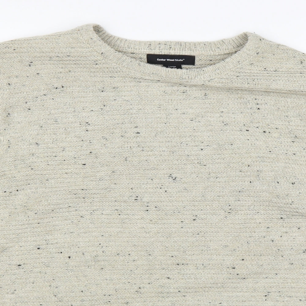 Cedar Wood State Mens Beige    Jumper Size L