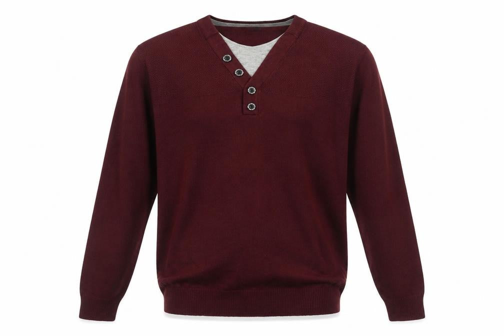 Mens UK Size S George Purple Pullover Jumper