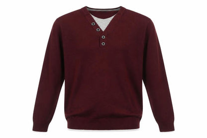 Mens UK Size S George Purple Pullover Jumper