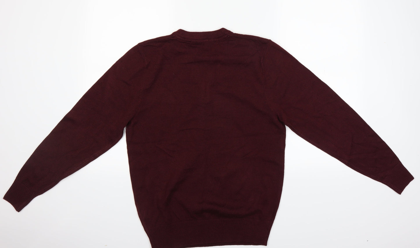 George Mens Purple   Pullover Jumper Size S