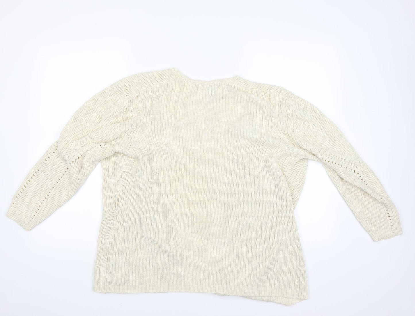 Divided Womens Beige   Cardigan Jumper Size 10