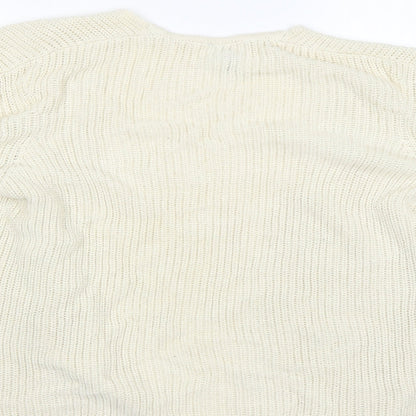 Divided Womens Beige   Cardigan Jumper Size 10