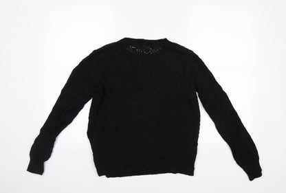 Great Plains Womens Black   Pullover Jumper Size S