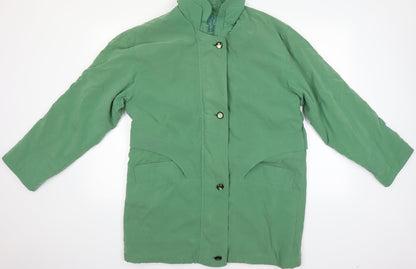 Klass Womens Gold   Overcoat  Size 10