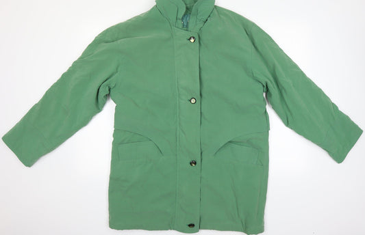 Klass Womens Gold   Overcoat  Size 10