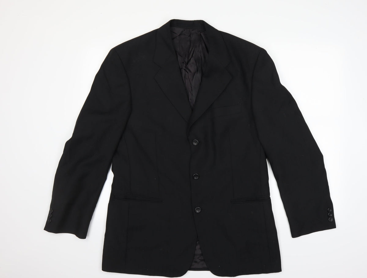 andrew houston Mens Black   Jacket Blazer Size 40