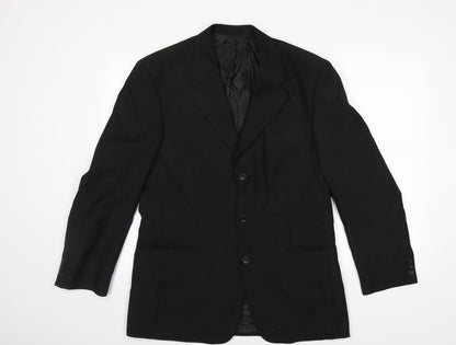 andrew houston Mens Black   Jacket Blazer Size 40