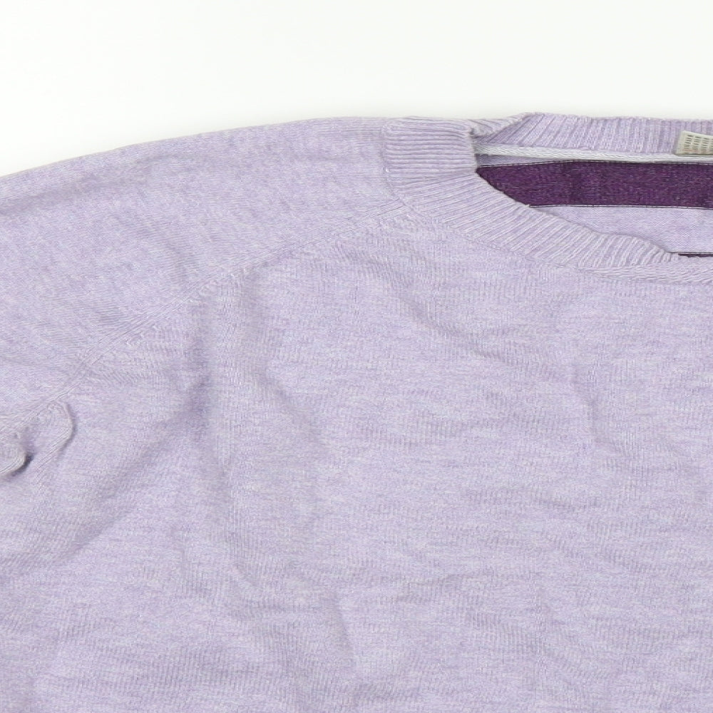 Merrell Womens Purple Striped  Pullover Jumper Size 14