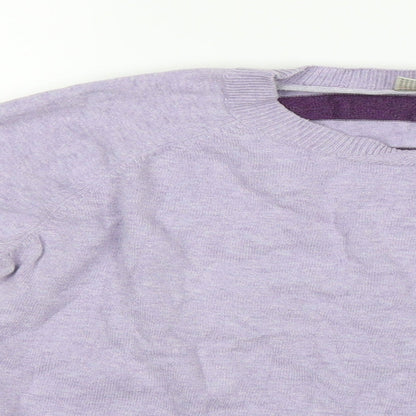 Merrell Womens Purple Striped  Pullover Jumper Size 14