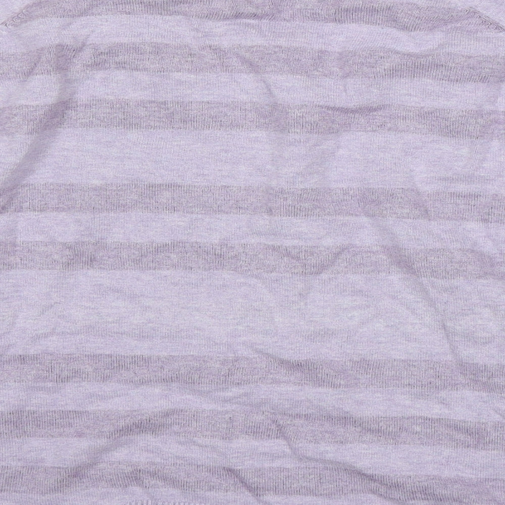 Merrell Womens Purple Striped  Pullover Jumper Size 14