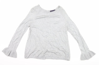 Marks & Spencer Womens Grey   Pullover Jumper Size 12