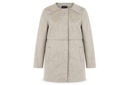 Womens UK Size 12 New Look Brown Overcoat