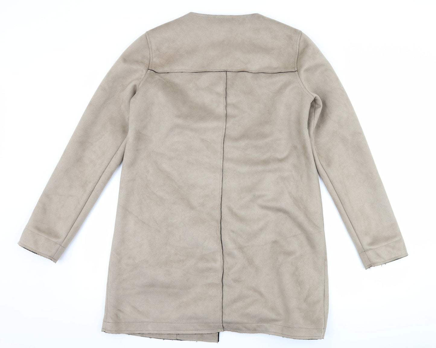 Womens UK Size 12 New Look Brown Overcoat