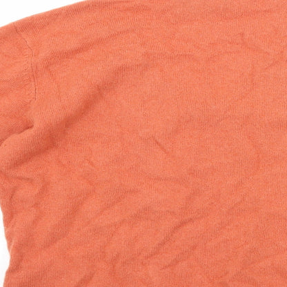 Alex & co Womens Orange Floral  Pullover Jumper Size 12