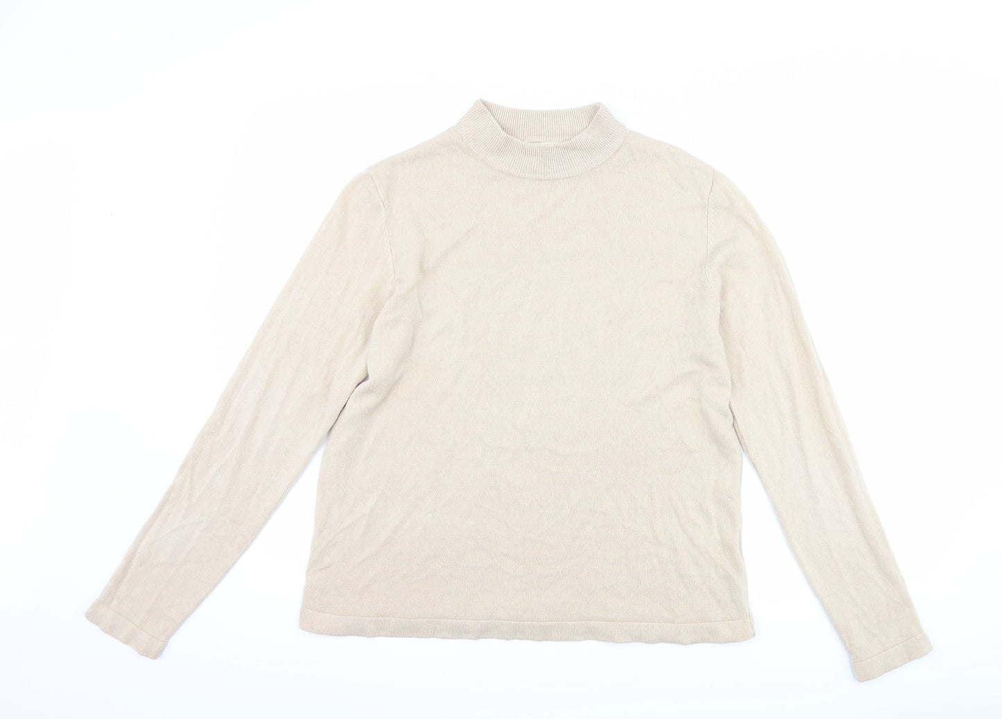 Sarah Hamilton Womens Beige   Pullover Jumper Size L