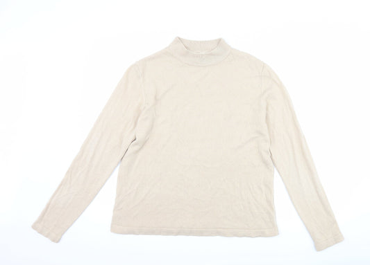 Sarah Hamilton Womens Beige   Pullover Jumper Size L