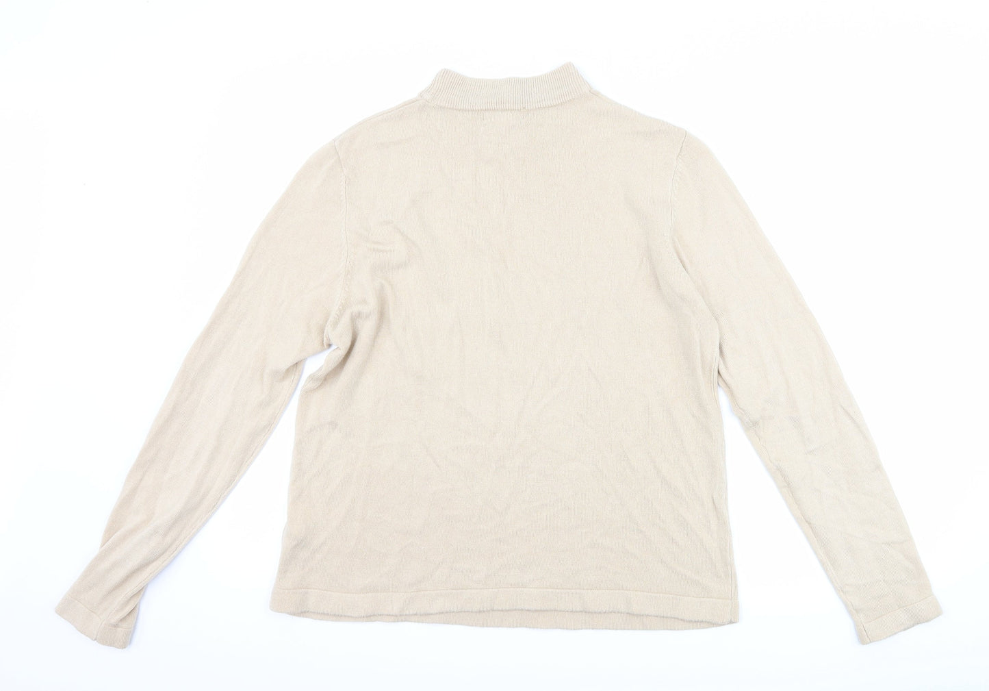 Sarah Hamilton Womens Beige   Pullover Jumper Size L