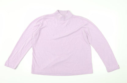 Bonmarché Womens Purple Pullover Jumper Size L