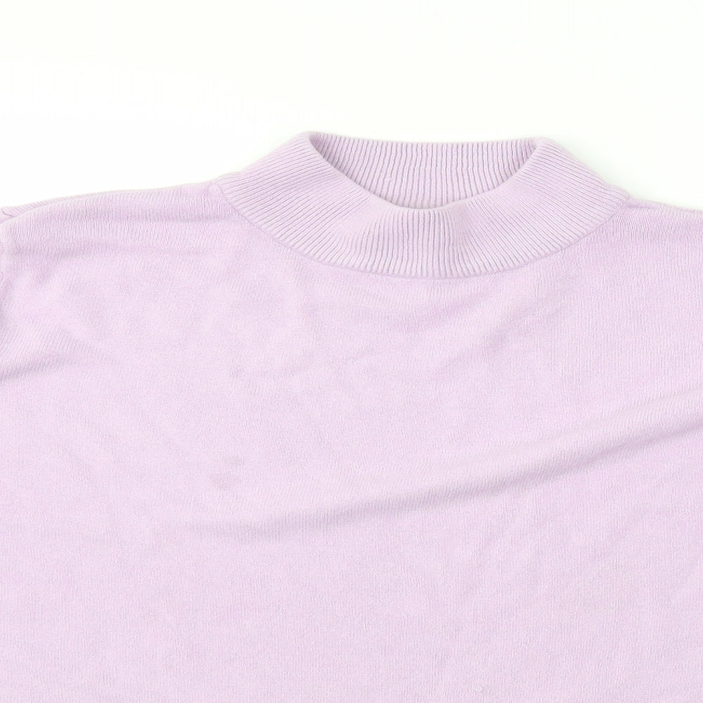 Bonmarché Womens Purple Pullover Jumper Size L