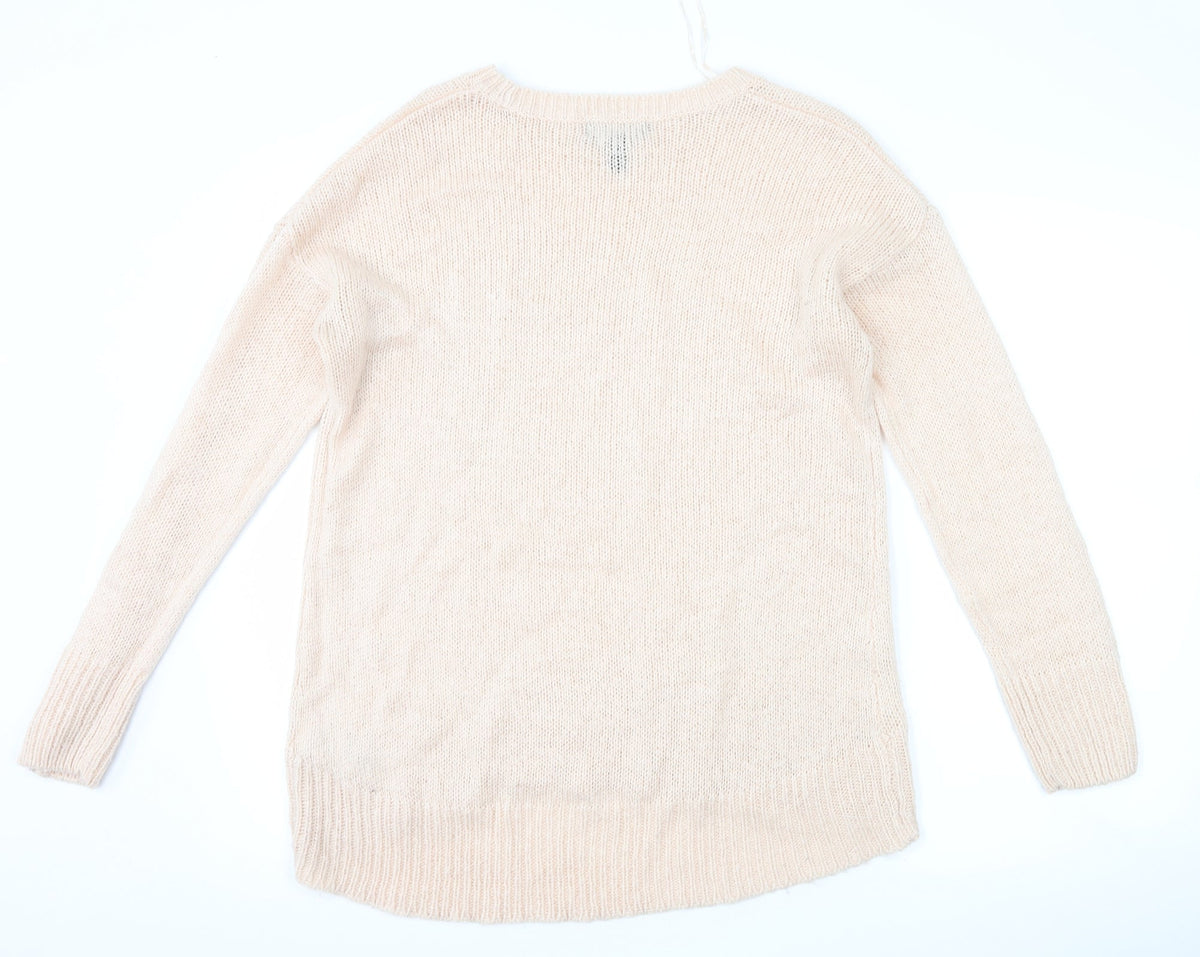 New Look Womens Pink   Pullover Jumper Size M