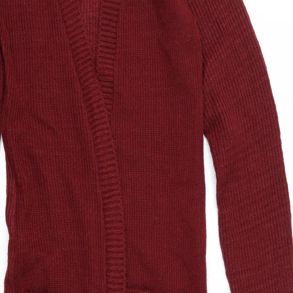 Womens UK Size 4 Boohoo Red Jacket