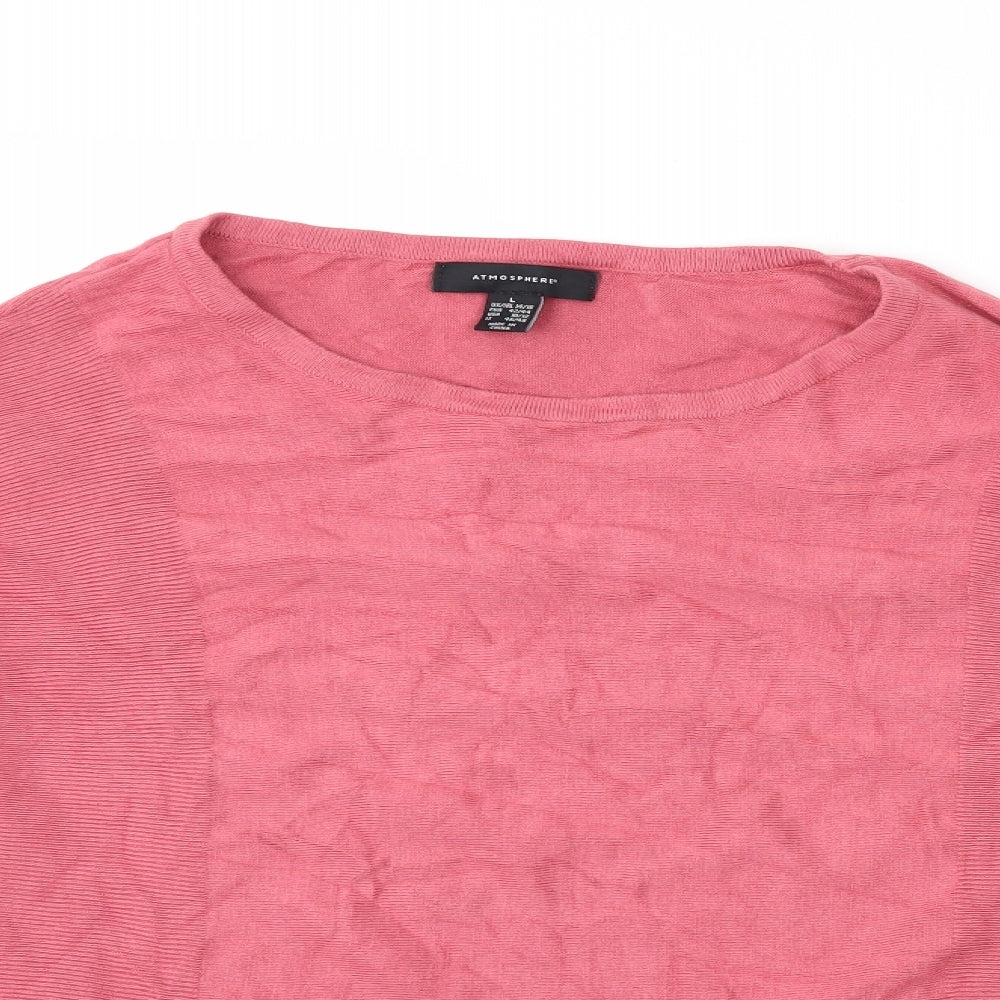 Atmosphere Womens Pink   Pullover Jumper Size L