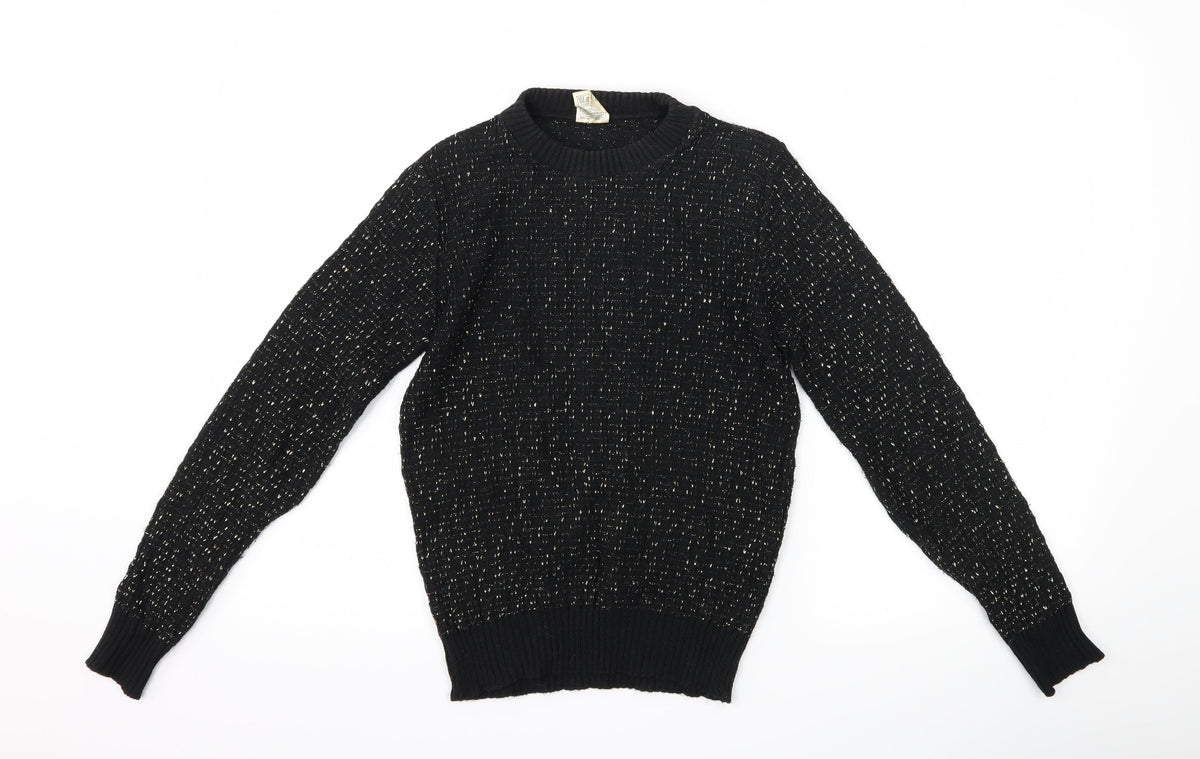 Preworn Womens Black   Pullover Jumper Size 10