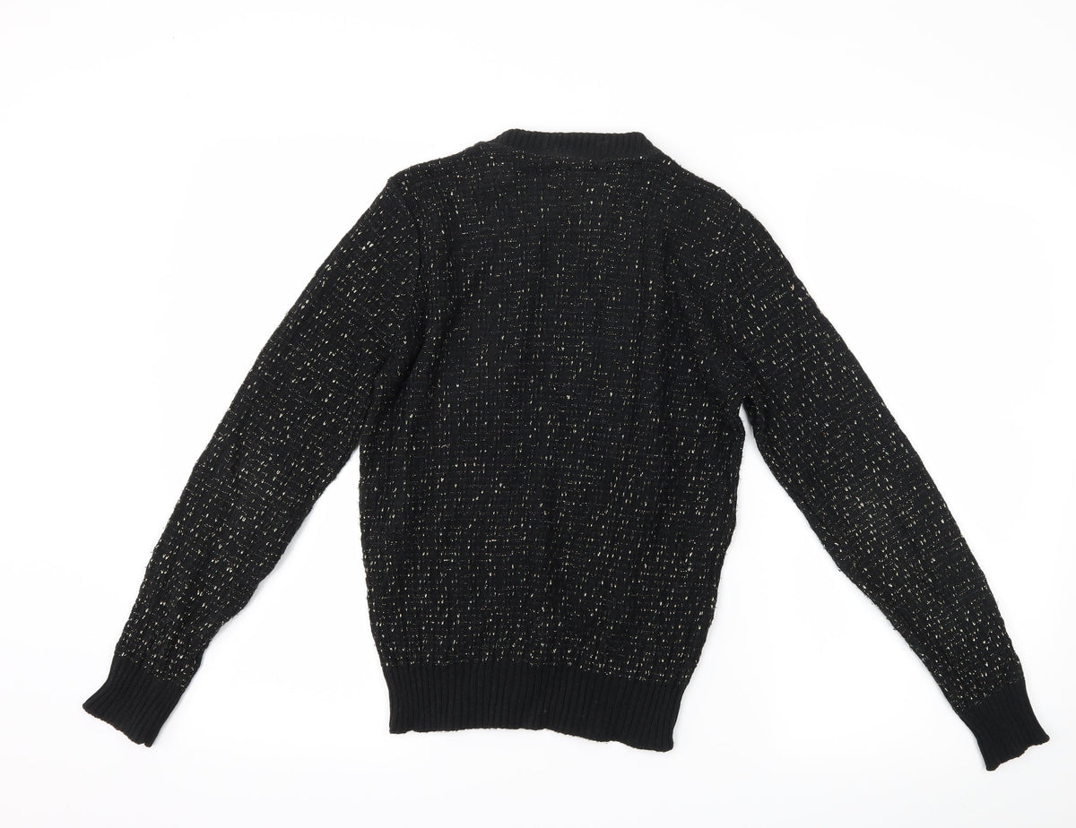 Preworn Womens Black   Pullover Jumper Size 10