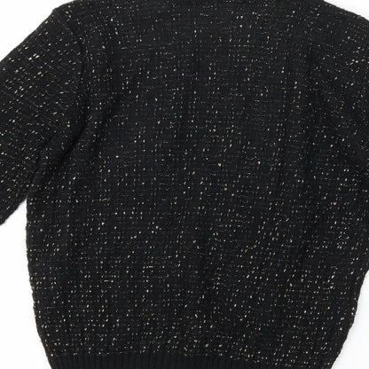 Preworn Womens Black   Pullover Jumper Size 10