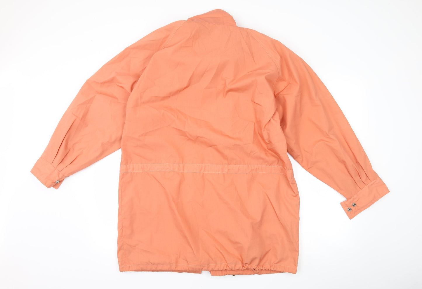 nouveau Womens Orange   Overcoat Coat Size 10