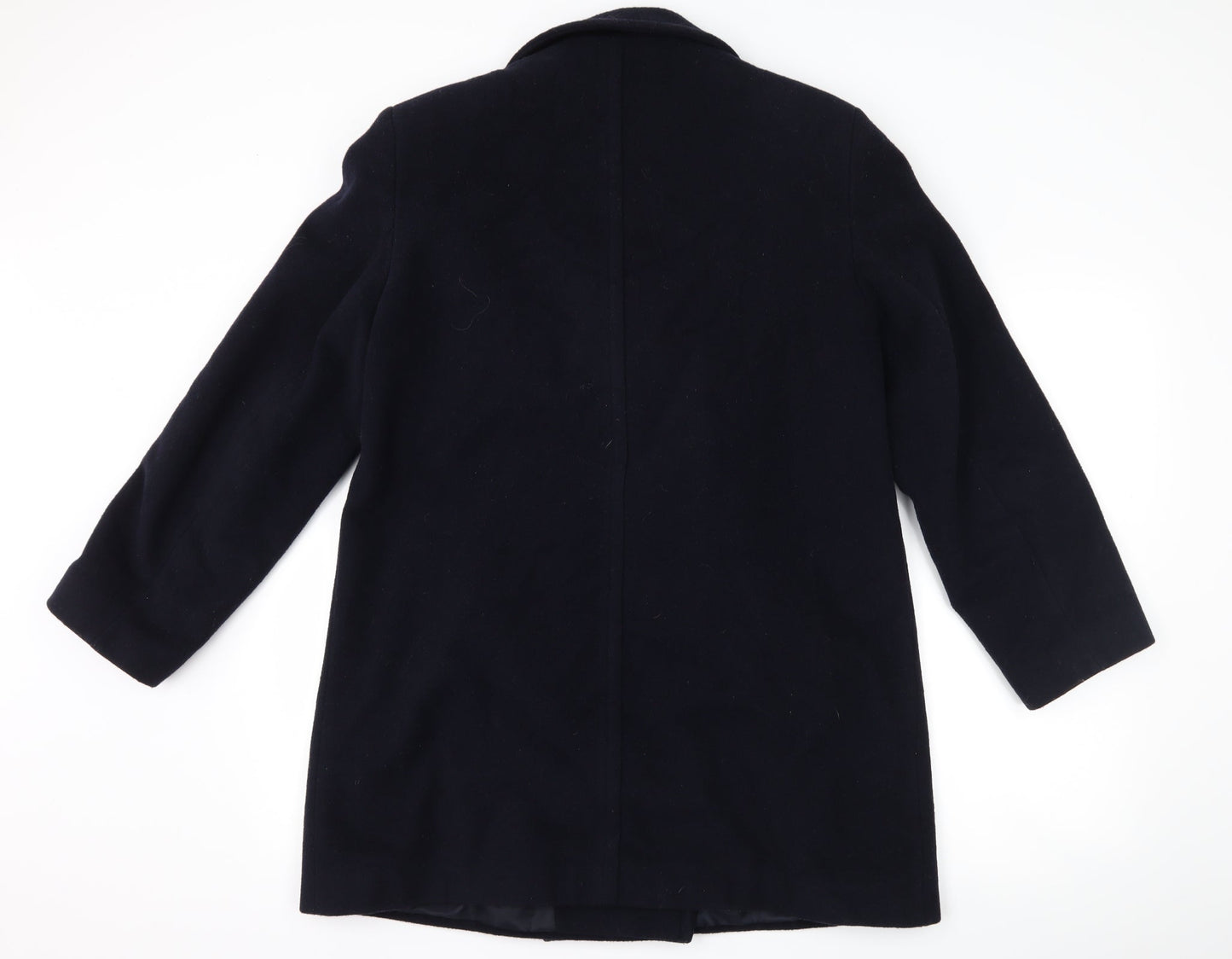 Womens UK Size 10 St Bernard Blue Overcoat