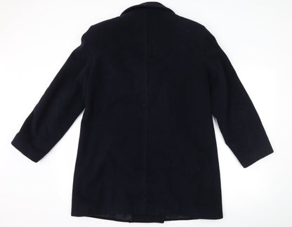 Womens UK Size 10 St Bernard Blue Overcoat