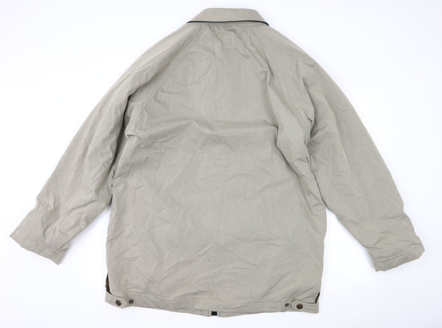 Mens UK Size L Preworn Grey Overcoat