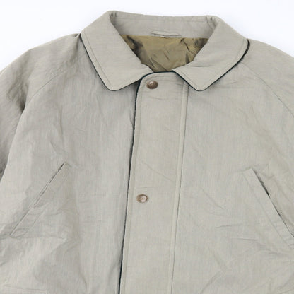 Mens UK Size L Preworn Grey Overcoat