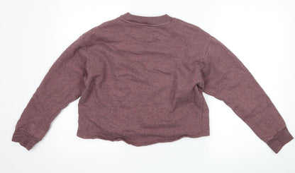 Stanley Stella Womens Purple   Pullover Sweatshirt Size S