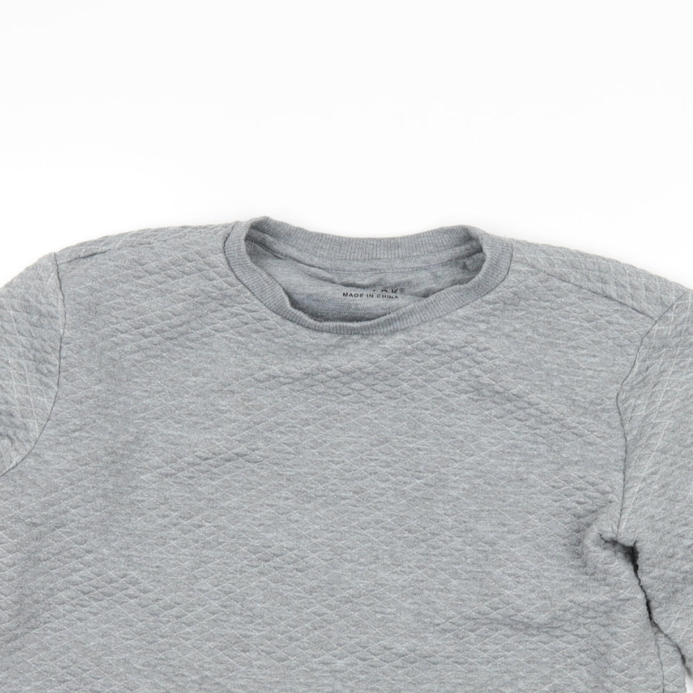 Primark Boys Grey   Pullover Sweatshirt Size 11-12 Years
